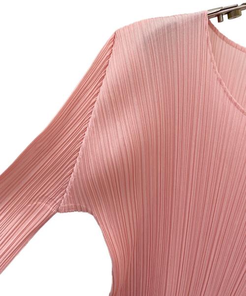 PLEATS PLEASE（プリーツプリーズ）PLEATS PLEASE (プリーツプリーズ) プリーツワンピース ピンク サイズ:4の古着・服飾アイテム
