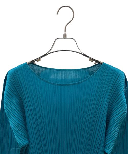 PLEATS PLEASE（プリーツプリーズ）PLEATS PLEASE (プリーツプリーズ) プリーツワンピース グリーン サイズ:2の古着・服飾アイテム