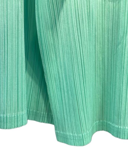 PLEATS PLEASE（プリーツプリーズ）PLEATS PLEASE (プリーツプリーズ) ロングジレ / ベスト 黄緑 サイズ:3の古着・服飾アイテム