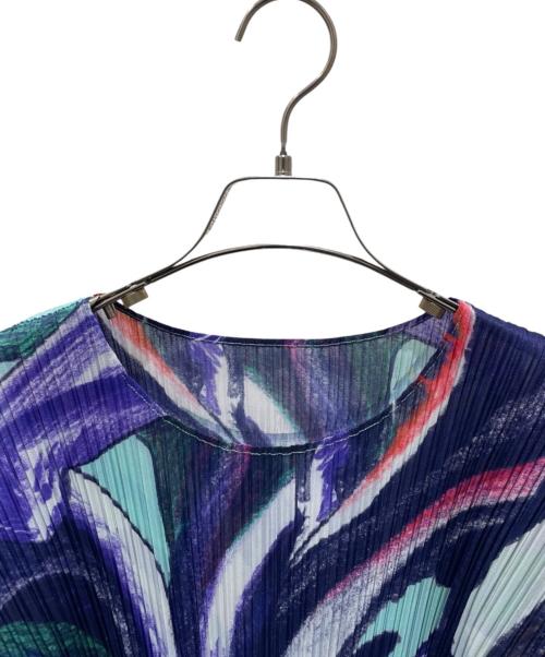 PLEATS PLEASE（プリーツプリーズ）PLEATS PLEASE (プリーツプリーズ) 24SS TARDIVO DRESS/ノースリーブワンピース ネイビー サイズ:3の古着・服飾アイテム