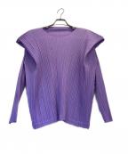 PLEATS PLEASEプリーツプリーズ）の古着「長袖カットソー」｜パープル