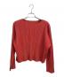 PLEATS PLEASE（プリーツプリーズ）の古着「ロングスリーブカットソー」｜レッド
