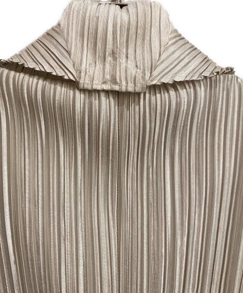 PLEATS PLEASE（プリーツプリーズ）PLEATS PLEASE (プリーツプリーズ) カーディガン グレー サイズ:3の古着・服飾アイテム