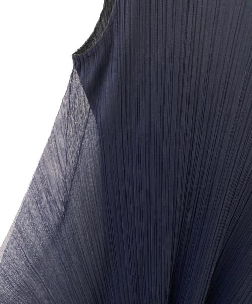 PLEATS PLEASE（プリーツプリーズ）PLEATS PLEASE (プリーツプリーズ) ノースリーブワンピース ネイビー サイズ:2の古着・服飾アイテム