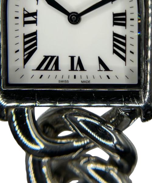 RALPH LAUREN（ラルフローレン）RALPH LAUREN (ラルフローレン) STIRRUP PETITE LINK スィテラップ プティリンク/Ref.R0040000/オフホワイト文字盤 白文字盤の古着・服飾アイテム