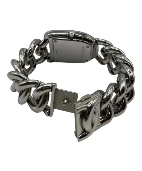 RALPH LAUREN（ラルフローレン）RALPH LAUREN (ラルフローレン) STIRRUP PETITE LINK スィテラップ プティリンク/Ref.R0040000/オフホワイト文字盤 白文字盤の古着・服飾アイテム