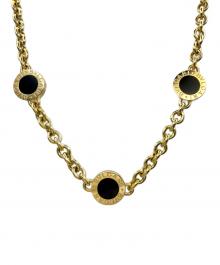 BVLGARI（ブルガリ）の古着「ブルガリブルガリ/ヴィンテージネックレス/K18YG×オニキス」