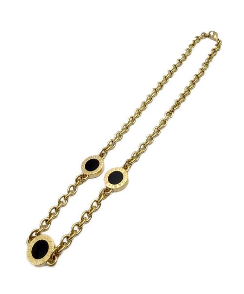 BVLGARI（ブルガリ）BVLGARI (ブルガリ) ブルガリブルガリ/ヴィンテージネックレス/K18YG×オニキスの古着・服飾アイテム