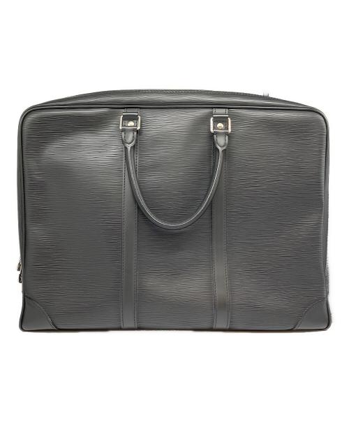 LOUIS VUITTON（ルイ ヴィトン）LOUIS VUITTON (ルイ ヴィトン) ポルト ドキュマン ヴォワヤージュ ブラックの古着・服飾アイテム