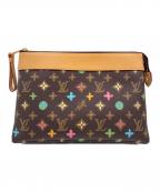 LOUIS VUITTON×Tyler The Creatorルイ ヴィトン×タイラーザクリエイター）の古着「Pochette Voyage Souple ポシェット ヴォワヤージュ スープル M83568」｜ブラウン