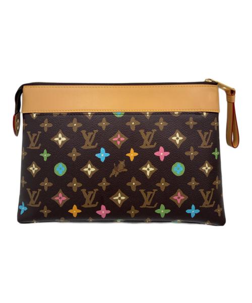 LOUIS VUITTON（ルイ ヴィトン）LOUIS VUITTON (ルイ ヴィトン) Tyler The Creator (タイラーザクリエイター) Pochette Voyage Souple ポシェット ヴォワヤージュ スープル M83568 ブラウンの古着・服飾アイテム