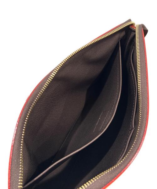 LOUIS VUITTON（ルイ ヴィトン）LOUIS VUITTON (ルイ ヴィトン) Tyler The Creator (タイラーザクリエイター) Pochette Voyage Souple ポシェット ヴォワヤージュ スープル M83568 ブラウンの古着・服飾アイテム