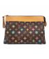 LOUIS VUITTON（ルイ ヴィトン）の古着「Pochette Voyage Souple ポシェット ヴォワヤージュ スープル M83568」｜ブラウン
