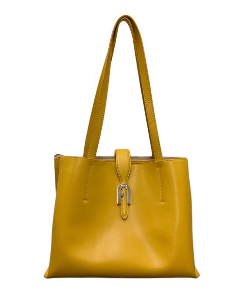 FURLA（フルラ）FURLA (フルラ) トートバッグ イエローの古着・服飾アイテム