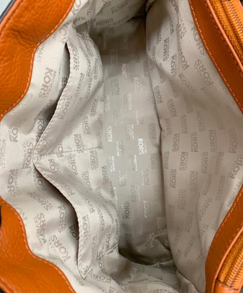 MICHAEL KORS（マイケル・コース）MICHAEL KORS (マイケル・コース) 2WAYショルダーバッグ オレンジの古着・服飾アイテム