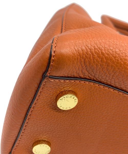 MICHAEL KORS（マイケル・コース）MICHAEL KORS (マイケル・コース) 2WAYショルダーバッグ オレンジの古着・服飾アイテム