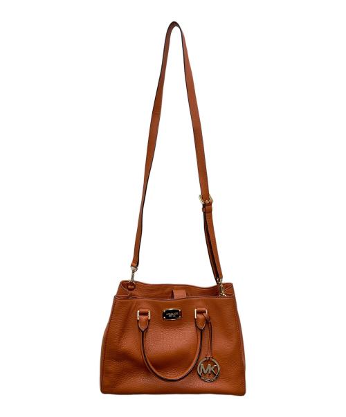 MICHAEL KORS（マイケル・コース）MICHAEL KORS (マイケル・コース) 2WAYショルダーバッグ オレンジの古着・服飾アイテム