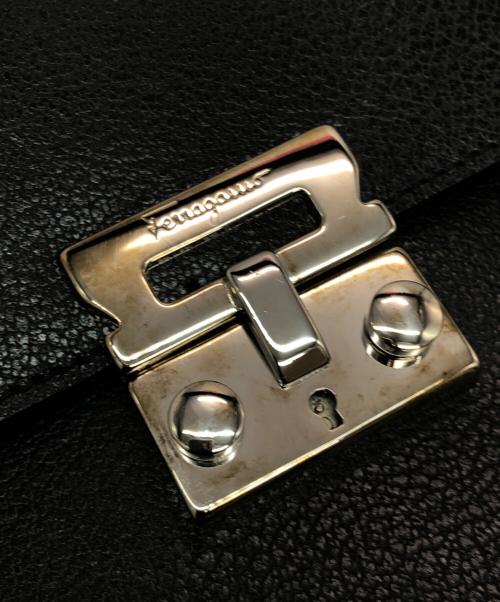 Salvatore Ferragamo（サルヴァトーレ フェラガモ）Salvatore Ferragamo (サルヴァトーレ フェラガモ) ブリーフケース ブラックの古着・服飾アイテム