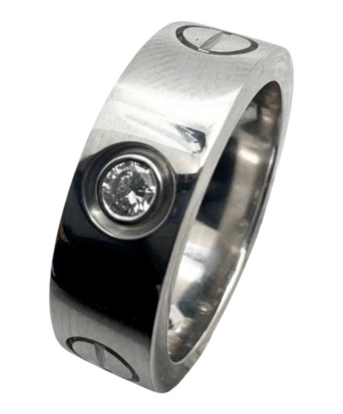 Cartier（カルティエ）Cartier (カルティエ) ラブリング ハーフダイヤ サイズ:49の古着・服飾アイテム
