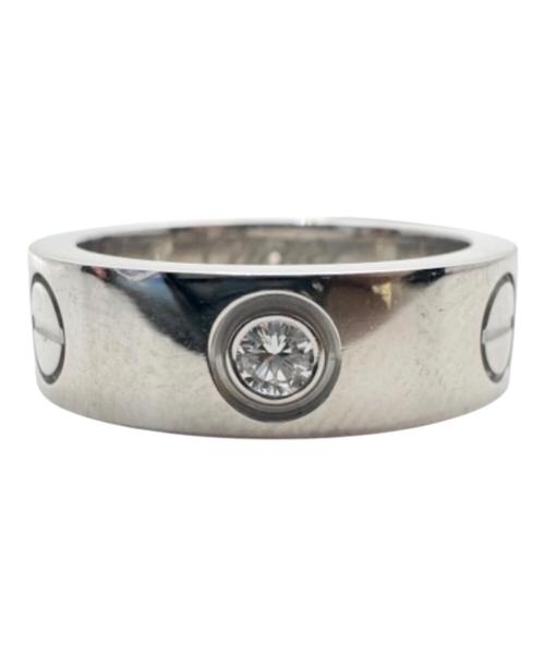 Cartier（カルティエ）Cartier (カルティエ) ラブリング ハーフダイヤ サイズ:49の古着・服飾アイテム