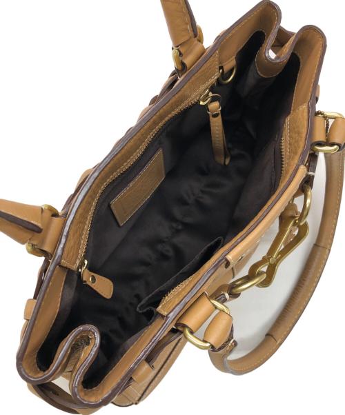 COACH（コーチ）COACH (コーチ) ハンドバッグ ブラウンの古着・服飾アイテム