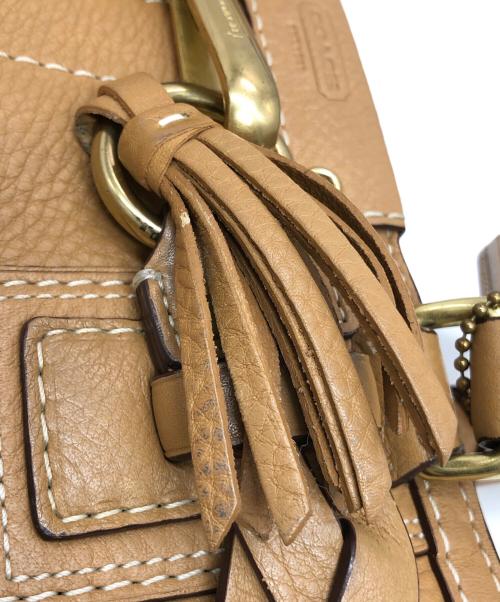 COACH（コーチ）COACH (コーチ) ハンドバッグ ブラウンの古着・服飾アイテム