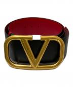 VALENTINO GARAVANIヴァレンティノ・ガラヴァーニ）の古着「レザーベルト」｜ブラック