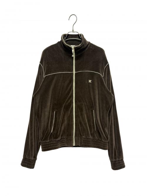 CELINE（セリーヌ）CELINE (セリーヌ) ベルベットトラックジャケット ブラウン サイズ:Mの古着・服飾アイテム