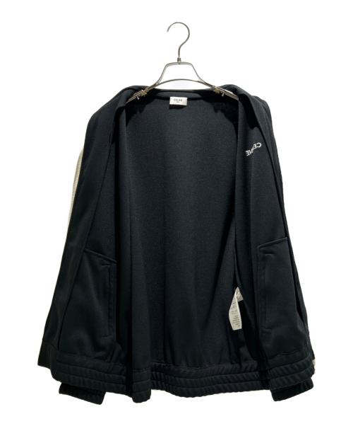 CELINE（セリーヌ）CELINE (セリーヌ) Track Suit Jacket Double Face Jersey/トラックスーツジャケット ダブルフェイスジャージー/2Y490121O ブラック サイズ:XSの古着・服飾アイテム