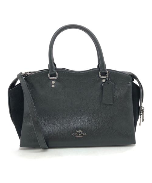 COACH（コーチ）COACH (コーチ) 2WAYショルダーバッグ ブラックの古着・服飾アイテム