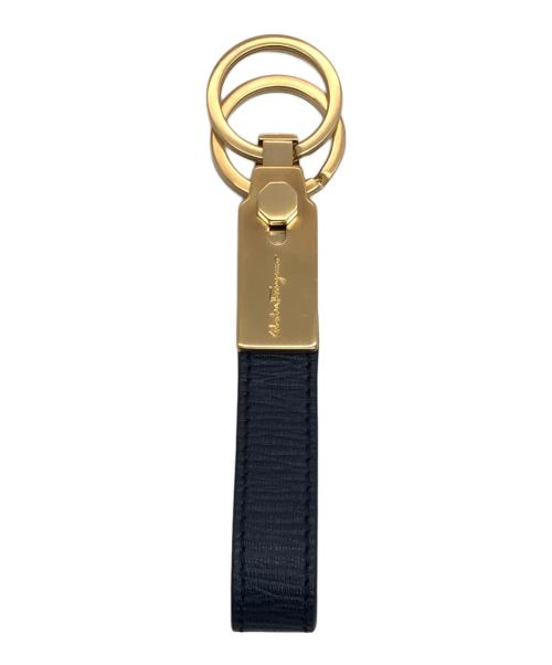 Salvatore Ferragamo（サルヴァトーレ フェラガモ）Salvatore Ferragamo (サルヴァトーレ フェラガモ) キーリング ネイビーの古着・服飾アイテム