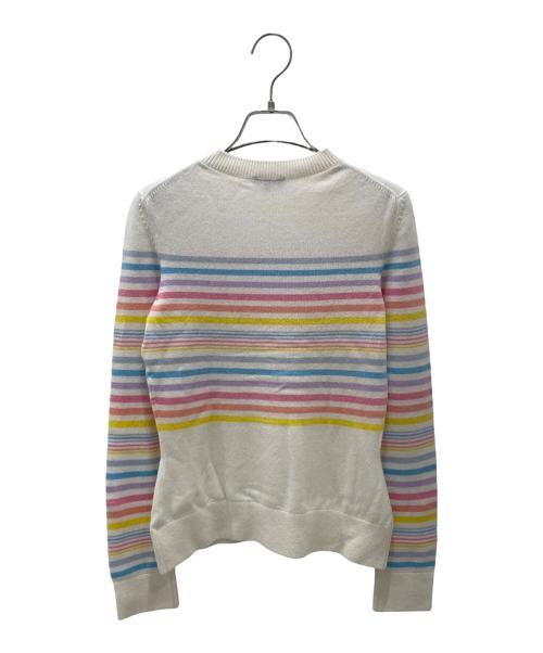 CHANEL（シャネル）CHANEL (シャネル) P60 ココマークカシミヤニット ホワイト サイズ:34の古着・服飾アイテム
