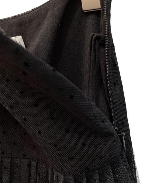 Christian Dior（クリスチャン ディオール）Christian Dior (クリスチャン ディオール) プリュムティ チュールスカート ブラック サイズ:34の古着・服飾アイテム