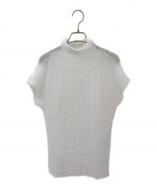 me ISSEY MIYAKE（ミーイッセイ ミヤケ）の古着「プリーツカットソー」｜ホワイト