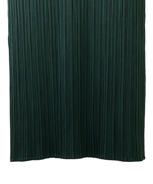 PLEATS PLEASE（プリーツプリーズ）PLEATS PLEASE (プリーツプリーズ) ノースリーブワンピース グリーン サイズ:2の古着・服飾アイテム
