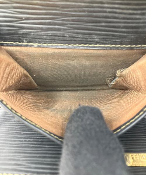 FENDI（フェンディ）FENDI (フェンディ) 3つ折り財布 ズッカ ブラックの古着・服飾アイテム
