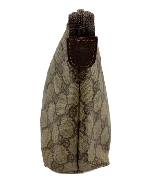 GUCCI（グッチ）GUCCI (グッチ) OLDGUCCI GGセカンドバッグ ブラウンの古着・服飾アイテム