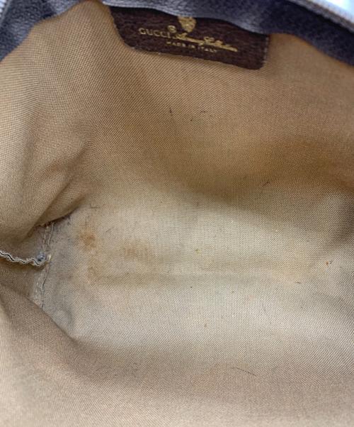 GUCCI（グッチ）GUCCI (グッチ) OLDGUCCI GGセカンドバッグ ブラウンの古着・服飾アイテム