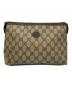 GUCCI（グッチ）の古着「OLDGUCCI GGセカンドバッグ」｜ブラウン