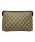 GUCCI (グッチ) OLDGUCCI GGセカンドバッグ ブラウン：10000円