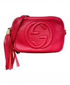 GUCCIグッチ）の古着「ソーホー スモール ディスコバッグ」｜レッド