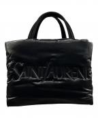 Saint Laurent Parisサンローランパリ）の古着「シルクテックキャンバス ロゴトートバッグ」｜ブラック