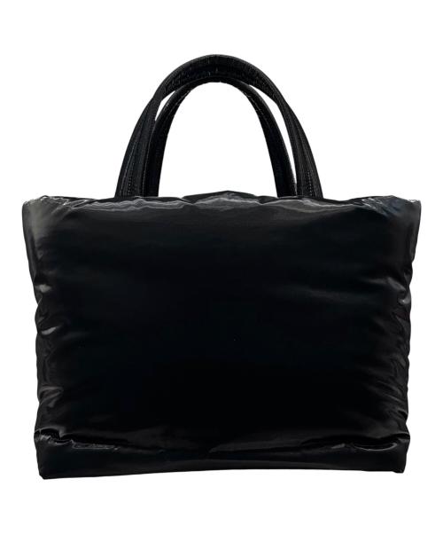 Saint Laurent Paris（サンローランパリ）Saint Laurent Paris (サンローランパリ) シルクテックキャンバス ロゴトートバッグ ブラックの古着・服飾アイテム