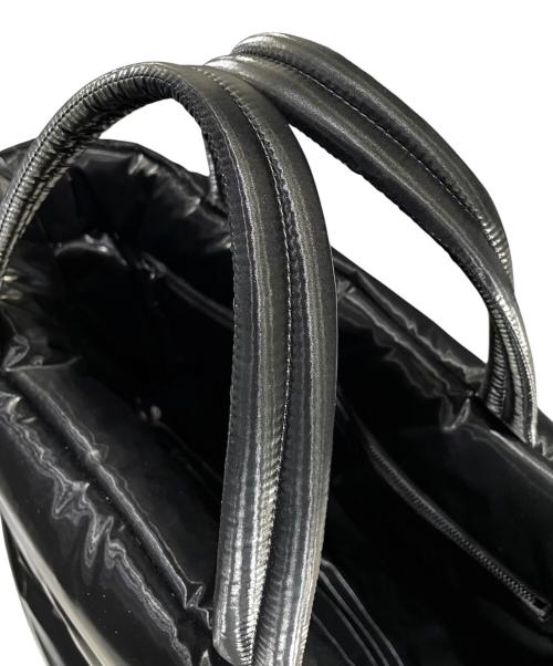 Saint Laurent Paris（サンローランパリ）Saint Laurent Paris (サンローランパリ) シルクテックキャンバス ロゴトートバッグ ブラックの古着・服飾アイテム