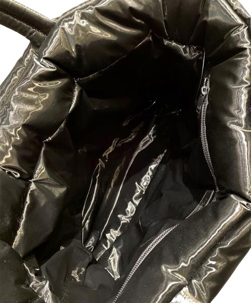 Saint Laurent Paris（サンローランパリ）Saint Laurent Paris (サンローランパリ) シルクテックキャンバス ロゴトートバッグ ブラックの古着・服飾アイテム