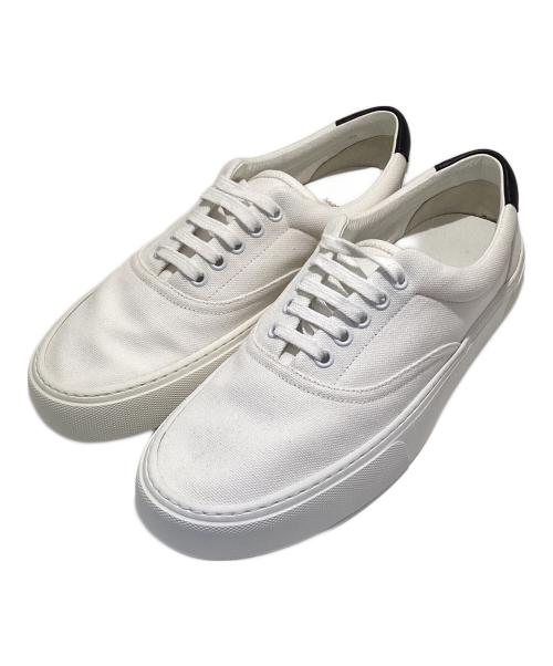Saint Laurent Paris（サンローランパリ）Saint Laurent Paris (サンローランパリ) キャンバス ローカットスニーカー ホワイト サイズ:41の古着・服飾アイテム