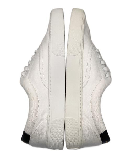 Saint Laurent Paris（サンローランパリ）Saint Laurent Paris (サンローランパリ) キャンバス ローカットスニーカー ホワイト サイズ:41の古着・服飾アイテム