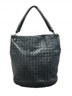 BOTTEGA VENETAボッテガベネタ）の古着「イントレチャートワンショルダーバッグ」｜ブラック