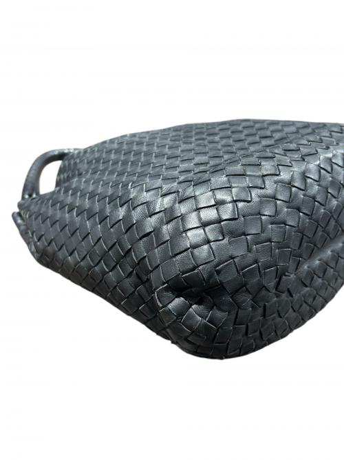 BOTTEGA VENETA（ボッテガベネタ）BOTTEGA VENETA (ボッテガベネタ) イントレチャートワンショルダーバッグ ブラック サイズ:-の古着・服飾アイテム