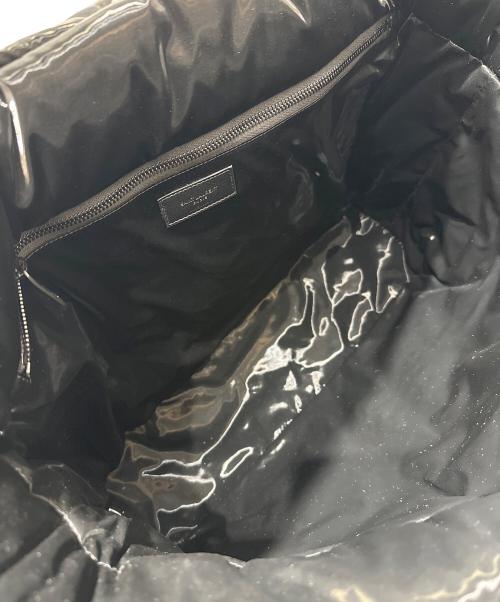 Saint Laurent Paris（サンローランパリ）Saint Laurent Paris (サンローランパリ) パファートートバッグ/ロゴデザイントートバッグ ブラックの古着・服飾アイテム